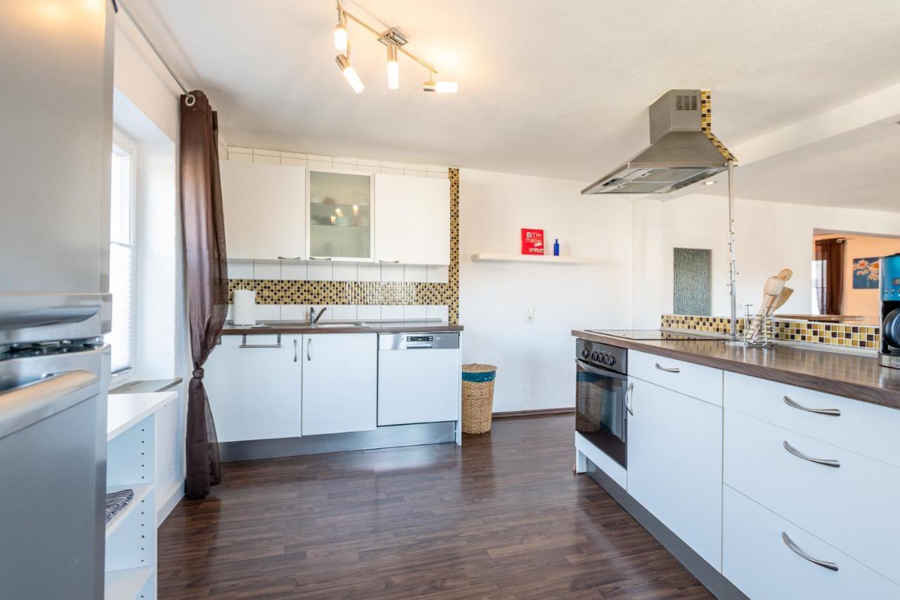 Ferienwohnung Fischach Buitenkant foto
