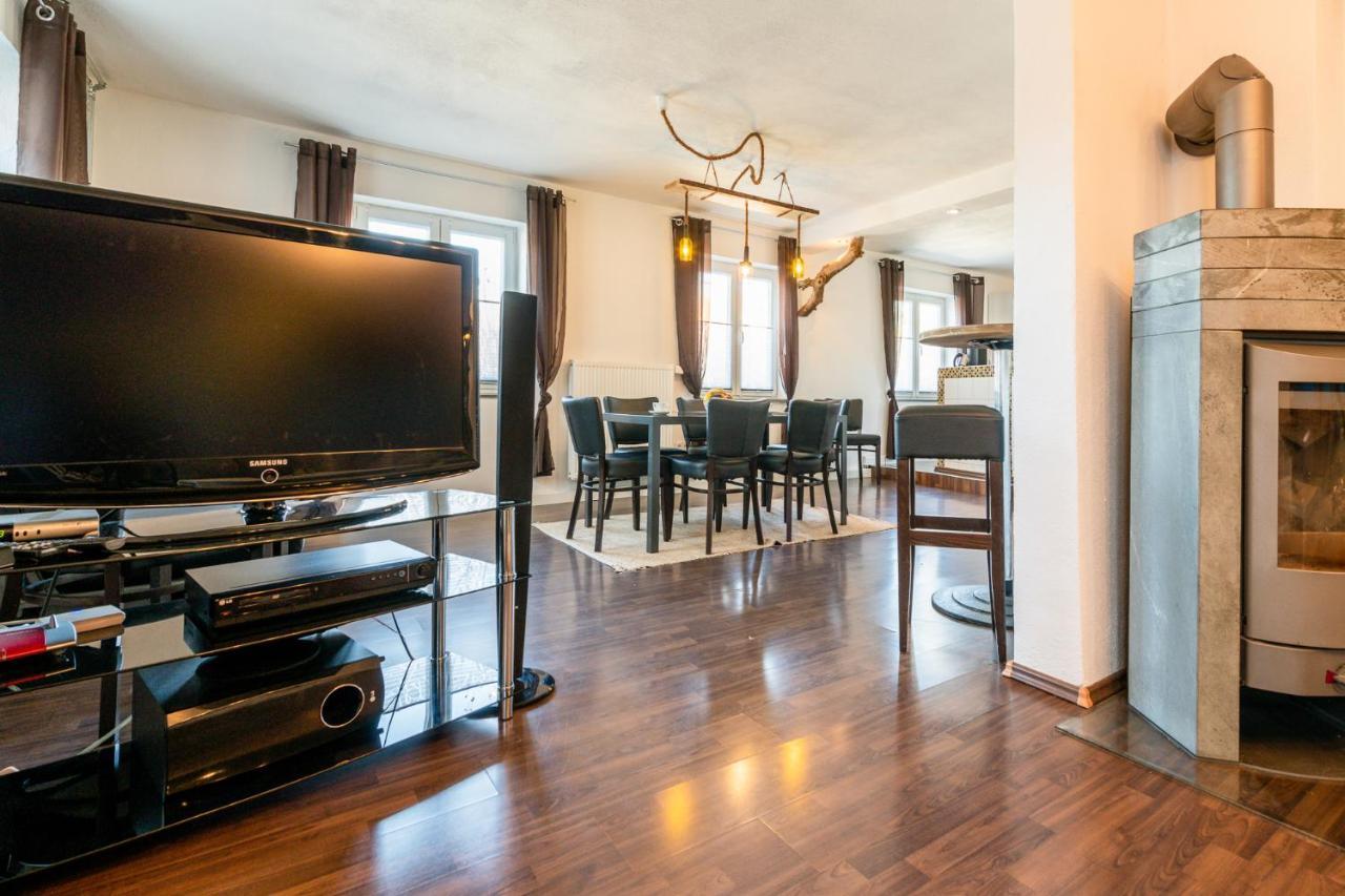 Ferienwohnung Fischach Buitenkant foto