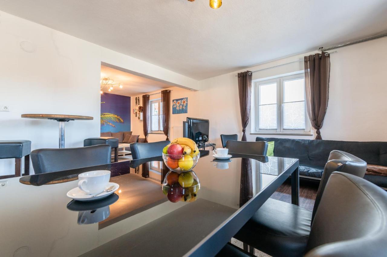 Ferienwohnung Fischach Buitenkant foto